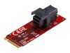 StarTech.com U.2 (SFF-8643) auf M.2 PCI Express 3.0 x4 Adapterkarte für 2,5" U.2 NVMe SSD - Schnittstellenadapter - 2.5" (6.4 cm)