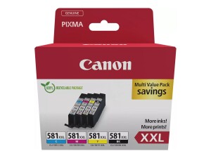 Canon CLI-581XXL Ink Cartridge C/M/Y/BK - Tintenpatrone