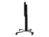 celexon Expert Adjust-4286MB - Wagen - für Flachbildschirm - eloxiertes Aluminium - Schwarz, RAL 9005 - Bildschirmgröße: von 106,7 cm (ab 42")