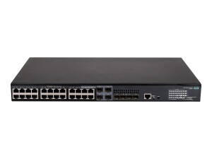 HPE FlexNetwork 5140 24G PoE+ 4SFP+ EI - Switch - L3 -...