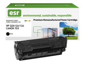 ESR Schwarz - kompatibel - Karton - Tonerpatrone...