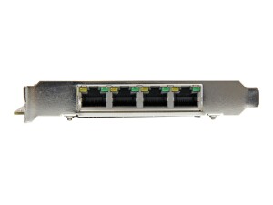 StarTech.com 4 Port Gigabit Power over Ethernet PCI Express Netzwerkkarte - PSE / PoE PCIe NIC - 4-fach (Quad)