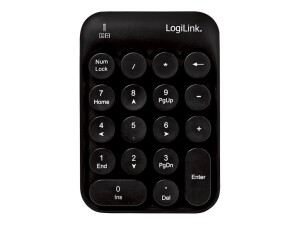 LogiLink Tastatur - kabellos - 2.4 GHz