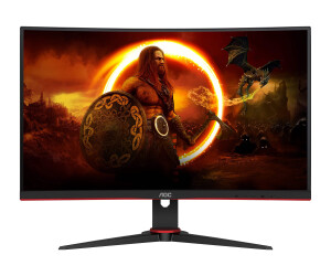 AOC Gaming C24G2AE/BK - LED-Monitor - Gaming - gebogen - 61 cm (24")