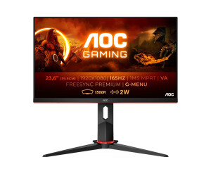 AOC Gaming C24G2AE/BK - LED-Monitor - Gaming - gebogen - 61 cm (24")