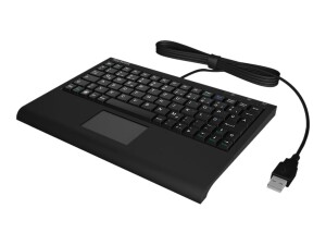 ICY BOX KeySonic ACK-3410 - Tastatur - mit Touchpad - USB