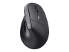 Trust Bayo II - Vertikale Maus - ergonomisch - Für Rechtshänder - optisch - 6 Tasten - kabellos - 2.4 GHz - kabelloser Empfänger (USB)