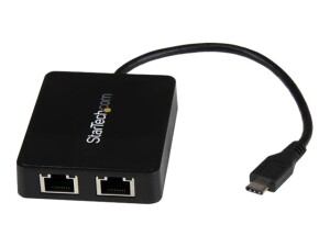 StarTech.com USB-C auf Dual-Gigabit Ethernet Adapter mit...