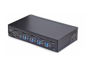StarTech.com 4-Port DisplayPort 1.4 KVM Switch, 8K 60Hz /...