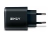 Lindy Netzteil - GaN - 65 Watt - 3 A - PD 3.0, PD/PPS (24 pin USB-C)