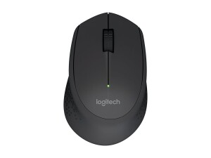 Logitech M280 - Maus - Für Rechtshänder - optisch - 3 Tasten - kabellos - 2.4 GHz - kabelloser Empfänger (USB)