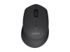 Logitech M280 - Maus - Für Rechtshänder - optisch - 3 Tasten - kabellos - 2.4 GHz - kabelloser Empfänger (USB)