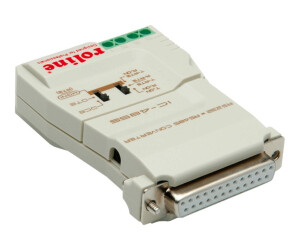 Roline Transceiver-RS-232, RS-422, RS-485-Serial RS-232, serial RS-422, serial RS-485-RJ-11, connection terminal / D-SUB (DB-25)