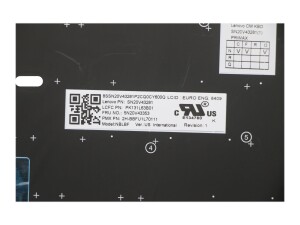 Lenovo Primax - Ersatztastatur Notebook - mit Trackpoint,...