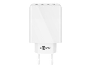 Goobay Netzteil - 30 Watt - 3 A - 4 Ausgabeanschlussstellen (4 x USB)