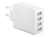 Goobay Netzteil - 30 Watt - 3 A - 4 Ausgabeanschlussstellen (4 x USB)