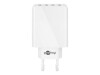 Goobay Netzteil - 30 Watt - 3 A - 4 Ausgabeanschlussstellen (4 x USB)