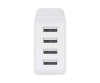 Goobay Netzteil - 30 Watt - 3 A - 4 Ausgabeanschlussstellen (4 x USB)