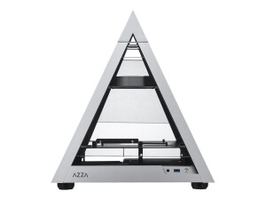 AZZA Pyramid Mini 806 - Mini-ITX Tower - Seitenteil mit Fenster (gehärtetes Glas)