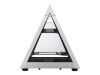 AZZA Pyramid Mini 806 - Mini-ITX Tower - Seitenteil mit Fenster (gehärtetes Glas)