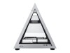 AZZA Pyramid Mini 806 - Mini-ITX Tower - Seitenteil mit Fenster (gehärtetes Glas)