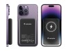 Verbatim Charge n Go - Induktive Power Bank - Magnethalterung - Li-Pol - 10000 mAh - 20 Watt - 2.4 A - Apple Fast Charge, PD 3.0, QC 3.0, Apple 2.4A, USB BC 1.2 (24 pin USB-C)