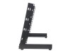 Intellinet 19" 2-Pfosten Desktop-Laborgestell, 12 HE, Flatpack, schwarz - Schrank mit offenem Rahmen - Schwarz, RAL 9005 - 12U - 48.3 cm (19")