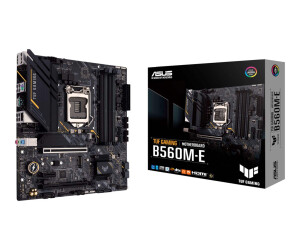 ASUS TUF GAMING B560M-E - Motherboard - micro ATX - LGA1200-Sockel - B560 Chipsatz - USB-C Gen2, USB 3.2 Gen 1, USB 3.2 Gen 2 - 2.5 Gigabit LAN - Onboard-Grafik (CPU erforderlich)