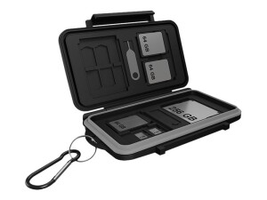 ICY BOX IB-AC620-CR - Memory-Etui - Kapazität: 8 SD-Karten, 16 microSD Karten, 4 CompactFlash-Karten
