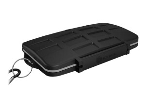 ICY BOX IB-AC620-CR - Memory-Etui - Kapazität: 8 SD-Karten, 16 microSD Karten, 4 CompactFlash-Karten