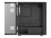 AEROCOOL ADVANCED TECHNOLOGIES AeroCool Graphite - Mid tower - ATX - Seitenteil mit Fenster (gehärtetes Glas)
