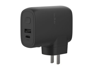 Belkin BoostCharge - Power Bank / Stromadapter - 5000 mAh - 25 Watt - Fast Charge, PD 3.0 - 2 Ausgabeanschlussstellen (USB, 24 pin USB-C)