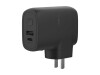 Belkin BoostCharge - Power Bank / Stromadapter - 5000 mAh - 25 Watt - Fast Charge, PD 3.0 - 2 Ausgabeanschlussstellen (USB, 24 pin USB-C)