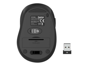 Hama MW-400 V2 - Maus - ergonomisch - Für...