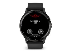 Garmin Venu 3 - 45 mm - schwarzes faserverstärktes...