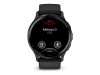 Garmin Venu 3 - 45 mm - schwarzes faserverstärktes Polymer - intelligente Uhr mit Band - Silikon - Handgelenkgröße: 135-200 mm - Anzeige 3.54 cm (1.4")