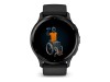 Garmin Venu 3 - 45 mm - schwarzes faserverstärktes Polymer - intelligente Uhr mit Band - Silikon - Handgelenkgröße: 135-200 mm - Anzeige 3.54 cm (1.4")