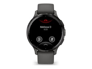 Garmin Venu 3S - 41 mm - Pebble Gray - intelligente Uhr mit Band - Silikon - Handgelenkgröße: 110-175 mm - Anzeige 3.04 cm (1.2")