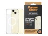 PanzerGlass HardCase - Clear Edition - hintere Abdeckung für Mobiltelefon - MagSafe kompatibel mit D3O - Thermoplastisches Polyurethan (TPU)