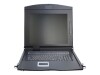 DIGITUS 17" LCD KVM Konsole, 8-Port VGA, deutsche Tastatur