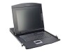 DIGITUS 17" LCD KVM Konsole, 8-Port VGA, deutsche Tastatur