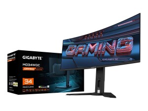 Gigabyte MO34WQC - OLED-Monitor - Gaming - gebogen - 86.4 cm (34")
