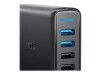 Anker Innovations Anker PowerPort Speed 5 - Netzteil - 63 Watt - 4.8 A - QC 3.0 - 5 Ausgabeanschlussstellen (3 x USB Typ A, 2 x 9-polige USB Typ A)