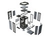 Thermaltake The Tower 300 - Micro Tower - mini ITX / micro ATX - Seitenteil mit Fenster (gehärtetes Glas)