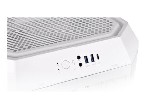 Thermaltake The Tower 300 Snow - Micro Tower - mini ITX / micro ATX - Seitenteil mit Fenster (gehärtetes Glas)