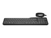 HP 400 - Tastatur - Multi-Device, kompakt, 2-Zonen-Layout, geringer Tastenhub, 12 programmierbare Tasten