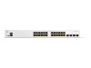 Cisco Catalyst 1200-24P-4G - Switch - L3 - Smart - 24 x 10/100/1000Base-T + 4 x 10 Gigabit SFP+ - an Rack montierbar - PoE+ (195 W)