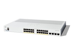 Cisco Catalyst 1200-24P-4X - Switch - L3 - Smart - 24 x...