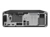 HP Pro 400 G9 - SFF - Core i5 i5-14500 / 2.6 GHz - RAM 16 GB - SSD 512 GB - NVMe - DVD-Writer - UHD Graphics 770 - 1GbE - Win 11 Pro - Monitor: keiner - Tastatur: Deutsch - mit HP Wolf Pro Security Edition (1 Jahr)