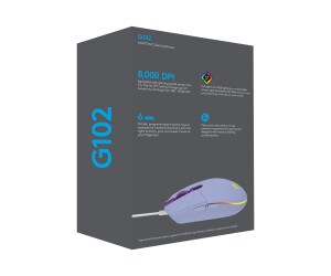 Logitech Gaming Mouse G102 LIGHTSYNC - Maus - Für...